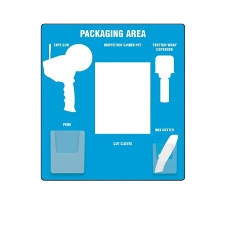 Accuform PACKAGING AREA STOREBOARDS  SMALL PSB717BUWT PSB717BUWT